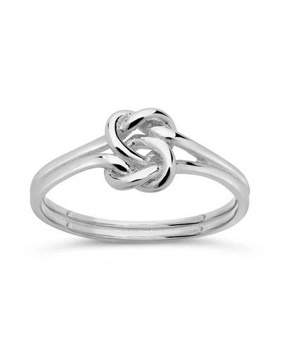 Sterling Forever Sterling Silver Intricate Knot Ring