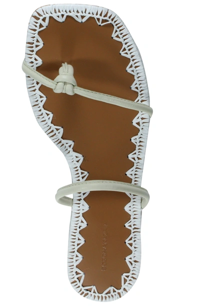 Bcbgmaxazria Women's Bali Flat Sandal Women's Shoes In White