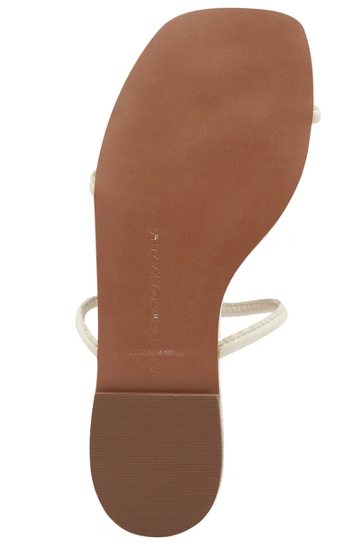 Bcbgmaxazria Women's Bali Flat Sandal Women's Shoes In White