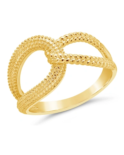 Shop Sterling Forever Sutton Ring In Gold