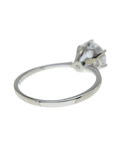 Shop Sterling Forever Sterling Silver Solitaire Cubic Zirconia Promise Ring