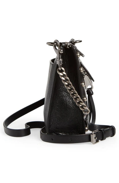 Shop Rebecca Minkoff M.a.b. Leather Bag In Black