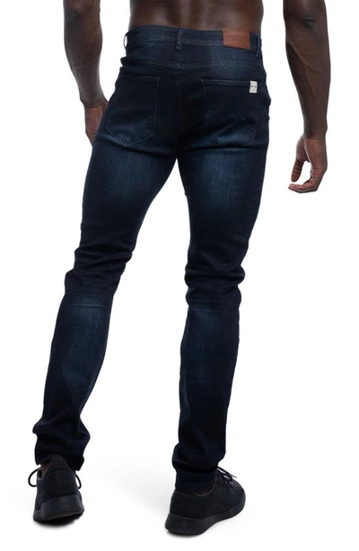 Shop Barbell Apparel Athletic Fit Straight Leg Jeans In Stone Gray