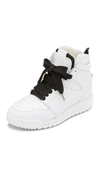 Rag & Bone Korban Leather Trainer Sneakers In White