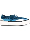 Julien David Platform Sneakers In Blue