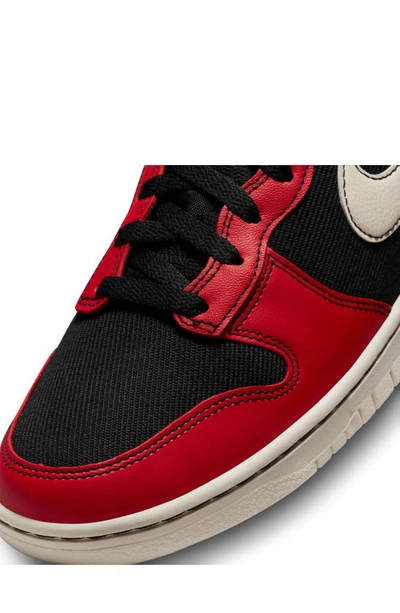 Shop Nike Dunk Hi Retro Se Basketball Sneaker In Black/ Pale Ivory/ Red