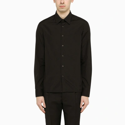 Shop Prada | Classic Poplin Black Shirt