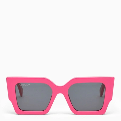Shop Off-white Fuchsia Catalina Sunglasses In Pink