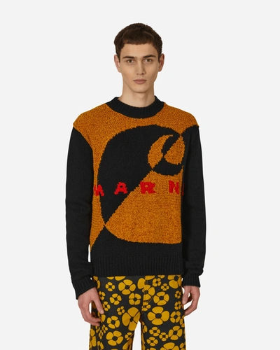 Marni Black Carhartt Wip Edition Graphic Sweater In Black