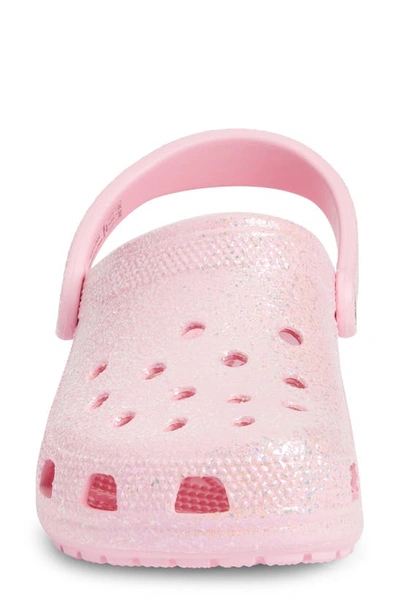 Crocs Gender Inclusive Classic Glitter Clog In Flamingo