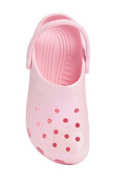 Crocs Gender Inclusive Classic Glitter Clog In Flamingo