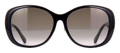 Shop Gucci Gg0849sk 001 Oval Sunglasses In Brown