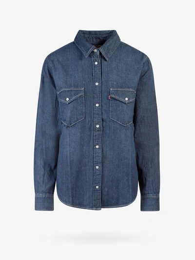 Shop Levi's The Western Shirt In Blue