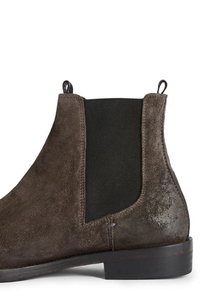 Shop Allsaints Eli Chelsea Boot In Charcoal Grey