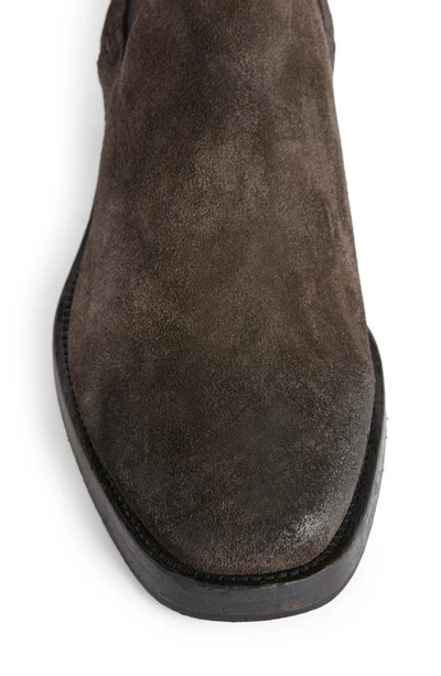 Shop Allsaints Eli Chelsea Boot In Charcoal Grey