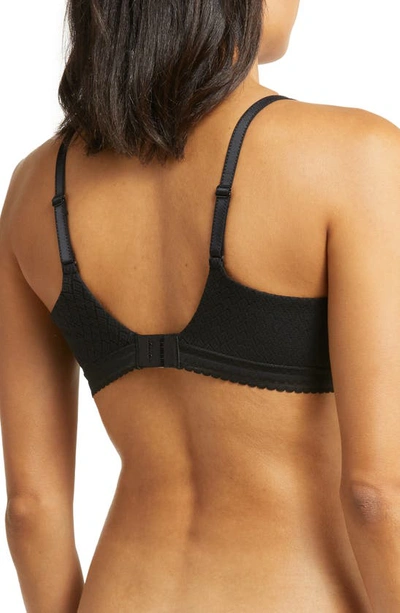 Chantelle Lingerie Lucie Lace Sexy Comfort T-shirt Bra In Black