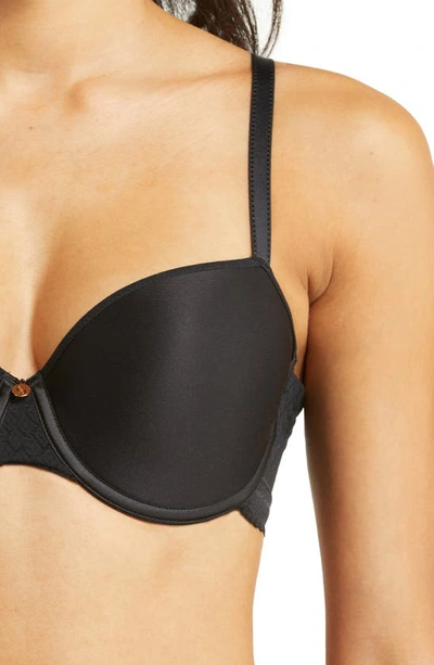 Chantelle Lingerie Lucie Lace Sexy Comfort T-shirt Bra In Black