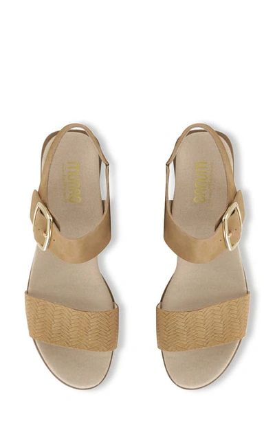Shop Munro Cleo Sandal In Medium Tan