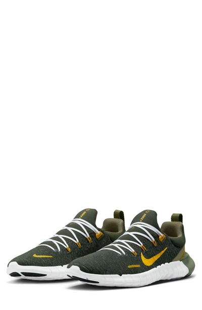 bevind zich beneden het is nutteloos Nike Men's Free Run 5.0 Next Nature Running Sneakers From Finish Line In  Sequoia/university Gold/oil Green/med Olive/white/black | ModeSens