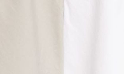 Shop Interior The Duo Arthur Bi-color Cotton Pants In White Pidgeon