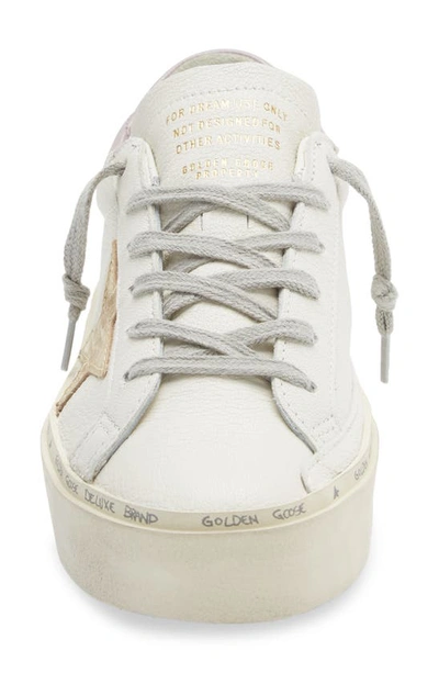 Shop Golden Goose Hi Star Platform Sneaker In White/ Gold/ Lilac