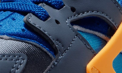 Shop Nike Huarache Run Sneaker In Diffused Blue/ Blue/ Orange