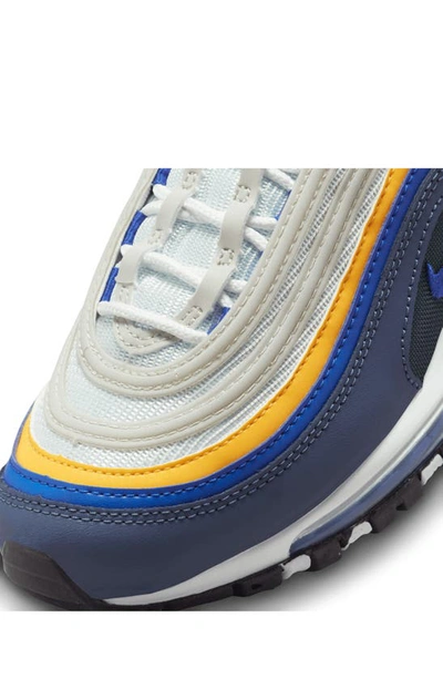 Shop Nike Kids' Air Max 97 Sneaker In White/ Blue/ Orange/ Blue
