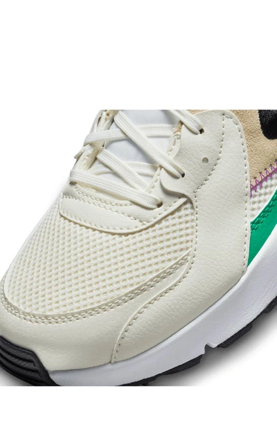Shop Nike Air Max Excee Sneaker In Sail/ Black/ Sanddrift/ Green