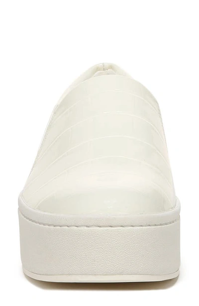 Shop Vince Warren Platform Slip-on Sneaker In Marble Cream