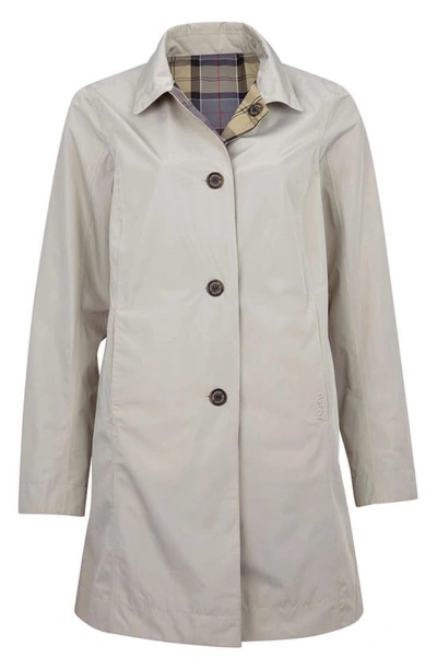 Shop Barbour Babbity Reversible Rain Jacket In Mist/ Dress