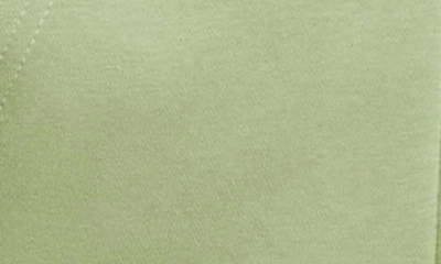 Shop Nike Club Zip-up Logo Hoodie In Oil Green/ Oil Green/ White