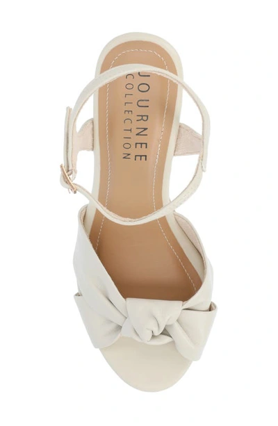 Journee Collection Tru Comfort Foam Lorrica Platform Sandal In Beige