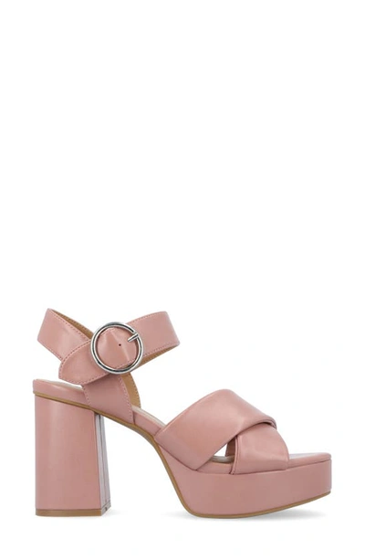 Journee Collection Collection Women's Tru Comfort Foam Akeely Sandals In Rose