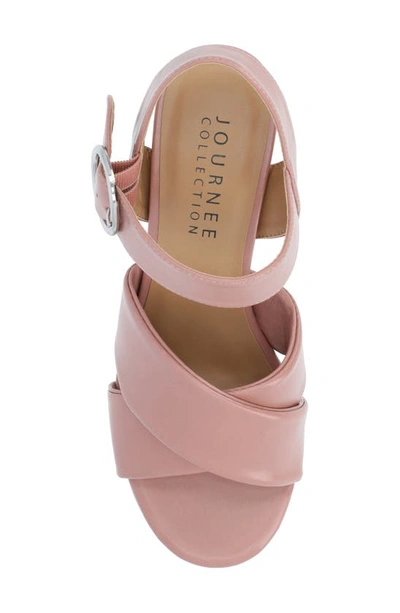 Journee Collection Collection Women's Tru Comfort Foam Akeely Sandals In Rose