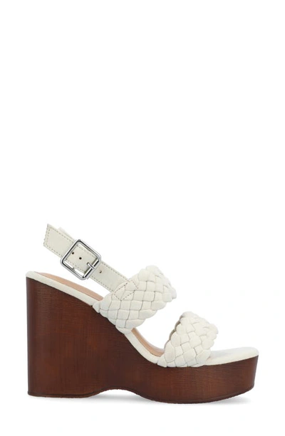 Journee Collection Tru Comfort Foam Ayvee Wedge Sandal In Sand