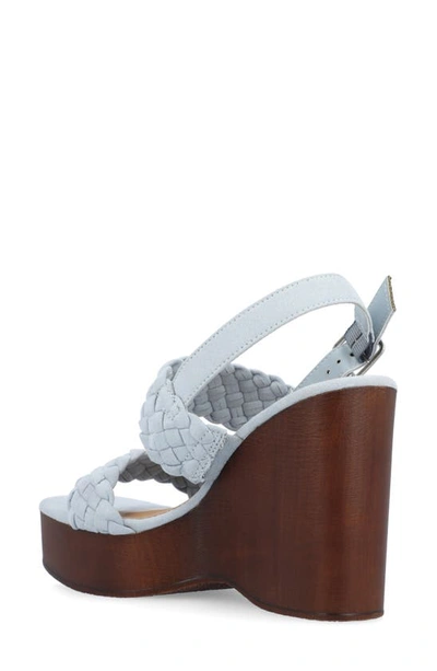 Shop Journee Collection Tru Comfort Foam Ayvee Wedge Sandal In Blue