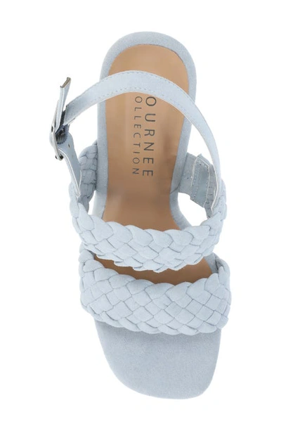 Journee Collection Tru Comfort Foam Ayvee Wedge Sandal In Blue