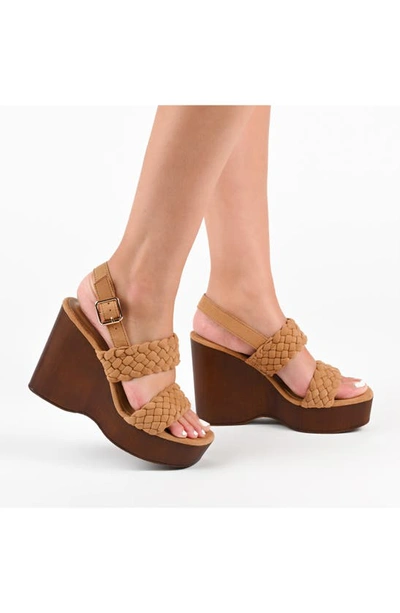 Journee Collection Tru Comfort Foam Ayvee Wedge Sandal In Grey