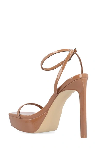 Journee Collection Tru Comfort Foam Telilah Strappy Platform Sandal In Tan