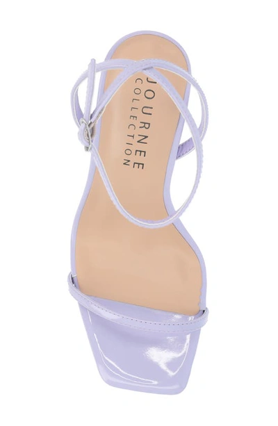 Shop Journee Collection Tru Comfort Foam Telilah Strappy Platform Sandal In Lilac
