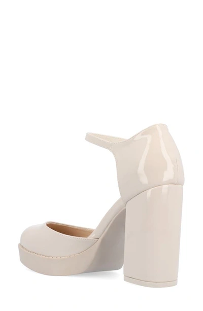 Shop Journee Collection Tru Comfort Foam Samarr Pump In Ivory