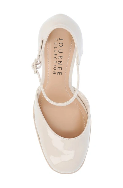 Shop Journee Collection Tru Comfort Foam Samarr Pump In Ivory