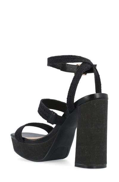 Journee Collection Tru Comfort Foam Sienne Platform Sandal In Black