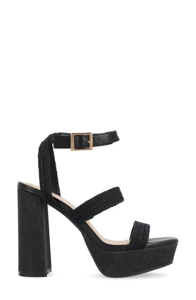 Journee Collection Tru Comfort Foam Sienne Platform Sandal In Black