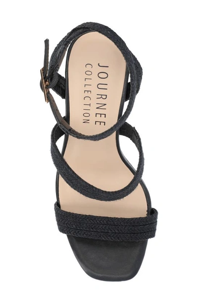 Journee Collection Tru Comfort Foam Sienne Platform Sandal In Black