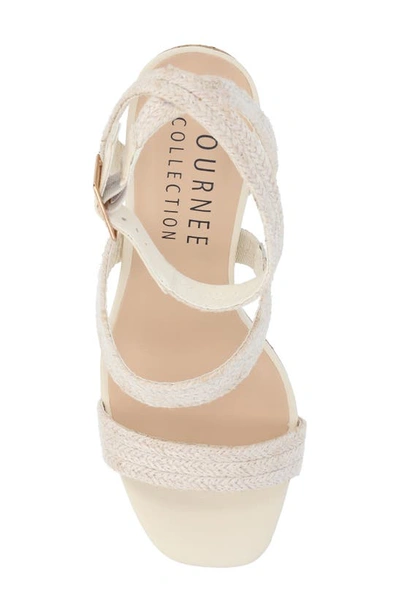 Journee Collection Tru Comfort Foam Sienne Platform Sandal In Ivory