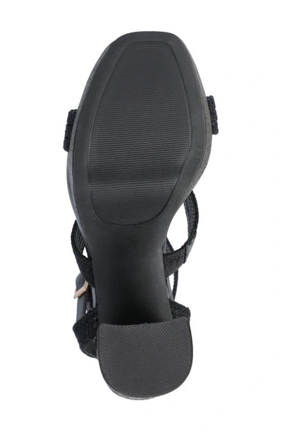 Journee Collection Tru Comfort Foam Sienne Platform Sandal In Black