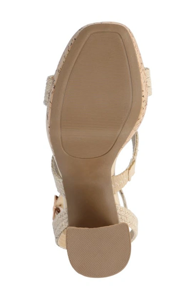 Shop Journee Collection Tru Comfort Foam Sienne Platform Sandal In Natural