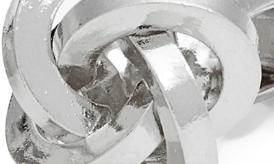 Clifton Wilson Knot Cuff Links In Silver