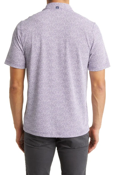 Cutter & Buck Virtue Ecopique Botanical Polo In College Purple